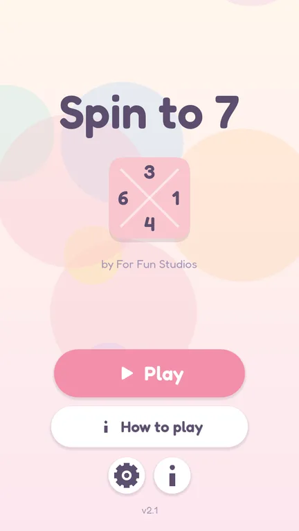 Spin to 7 main menu